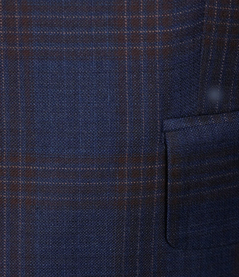 Hart Schaffner Marx Chicago Classic Fit Plaid Pattern Sport Coat