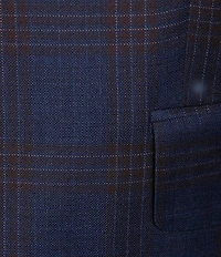 Hart Schaffner Marx Chicago Classic Fit Plaid Pattern Sport Coat