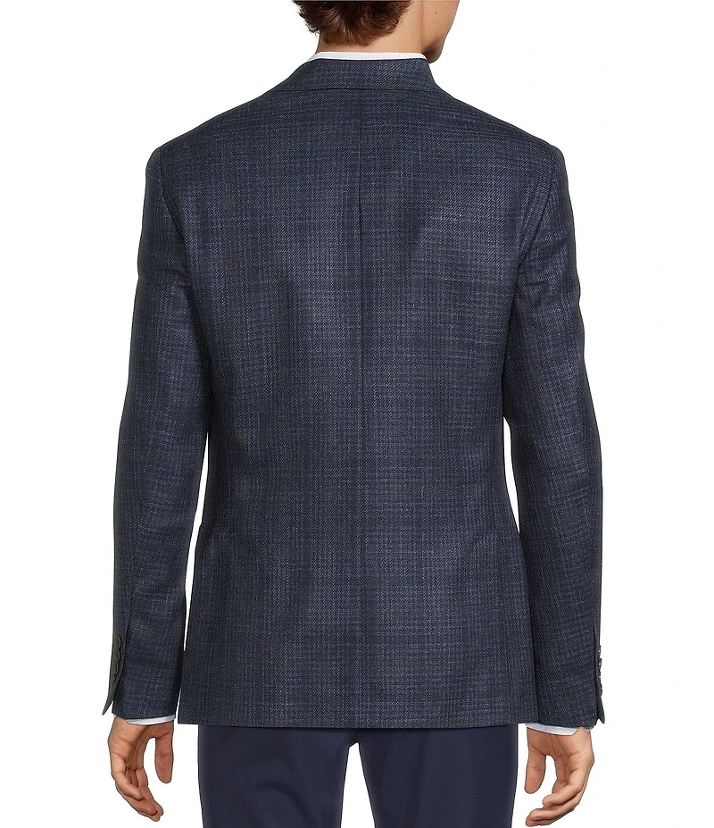 Hart Schaffner Marx Chicago Classic Fit Plaid Wool Blend Sport Coat