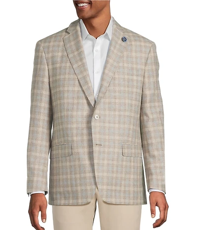 Hart Schaffner Marx Chicago Classic Fit Plaid Sport Coat