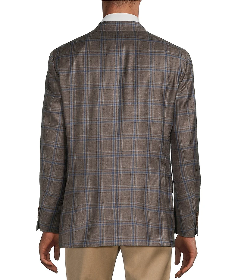 Hart Schaffner Marx Chicago Classic Fit Plaid Wool Sport Coat