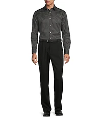 Hart Schaffner Marx Chicago Classic Fit Pleat Solid Dress Pants