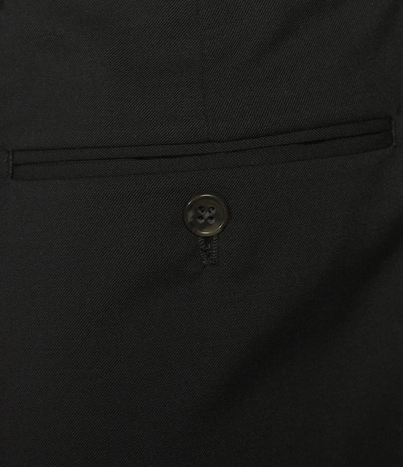 Hart Schaffner Marx Chicago Classic Fit Pleat Solid Dress Pants