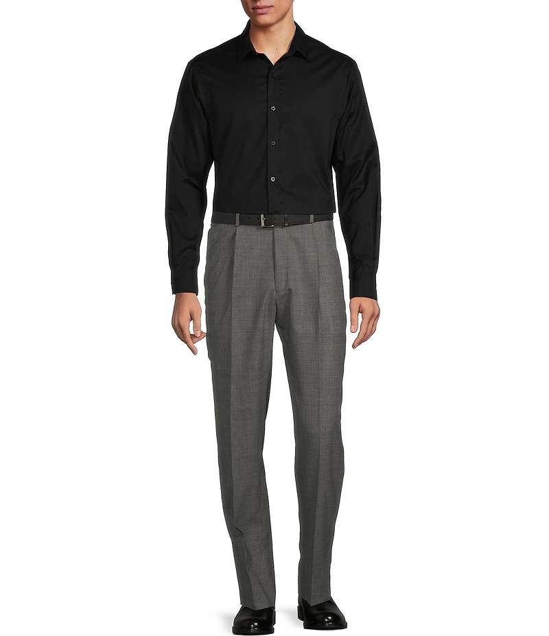 Hart Schaffner Marx Chicago Classic Fit Pleated Dress Pants