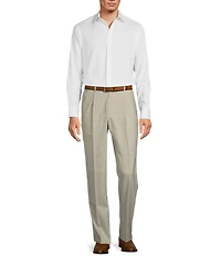 Hart Schaffner Marx Chicago Classic Fit Pleated Fancy Dress Pants