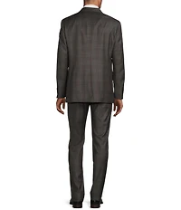 Hart Schaffner Marx Chicago Classic Fit Pleated Plaid Pattern 2-Piece Suit