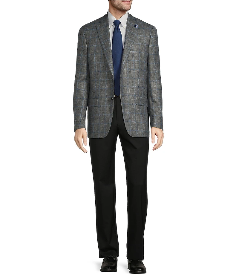 Hart Schaffner Marx Chicago Classic Fit Windowpane Sport Coat