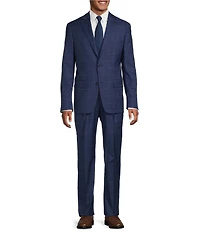 Hart Schaffner Marx Chicago Classic Pleated Front Plaid 2-Piece Suit