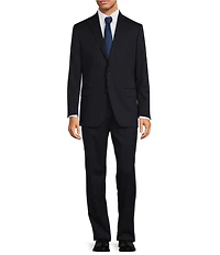 Hart Schaffner Marx Chicago Classic Fit Flat Front Solid 2-Piece Suit