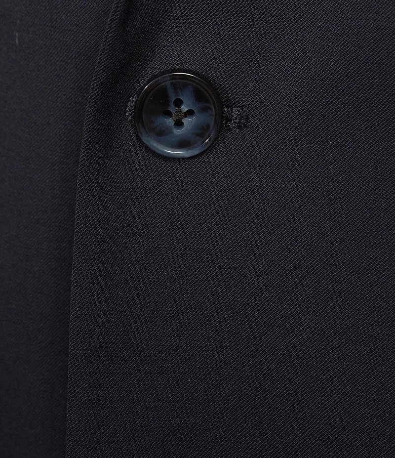 Hart Schaffner Marx Chicago Classic Fit Flat Front Solid 2-Piece Suit