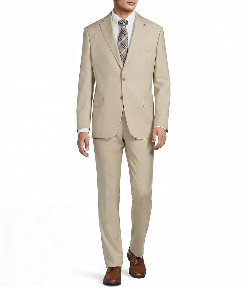 Hart Schaffner Marx Classic Fit Flat Front 2-Piece Suit