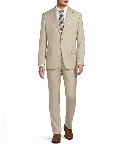 Hart Schaffner Marx Classic Fit Flat Front 2-Piece Suit