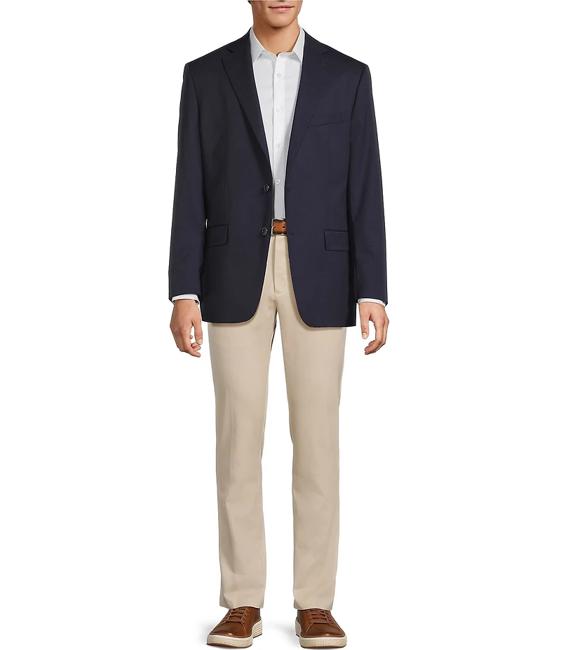 Hart Schaffner Marx Classic Fit Luxe Stretch Navy Blazer