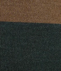 Hart Schaffner Marx Crew Merino Wool Stripe Sweater