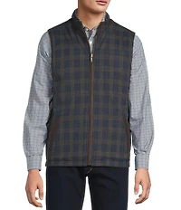 Hart Schaffner Marx Diamond Quilt Pattern Reversible Vest