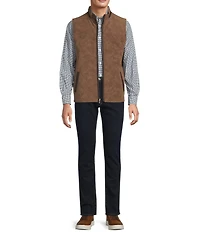 Hart Schaffner Marx Diamond Quilt Pattern Reversible Vest
