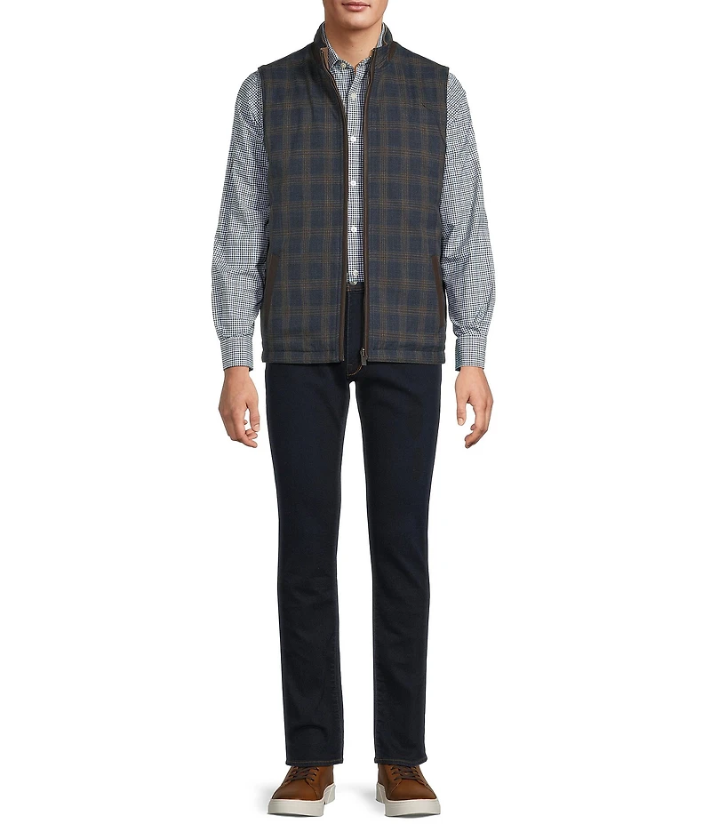 Hart Schaffner Marx Diamond Quilt Pattern Reversible Vest