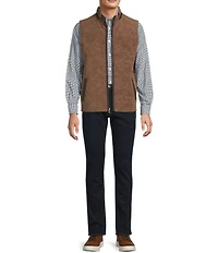 Hart Schaffner Marx Diamond Quilt Pattern Reversible Vest