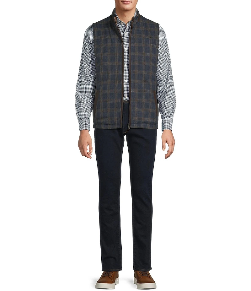 Hart Schaffner Marx Diamond Quilt Pattern Reversible Vest