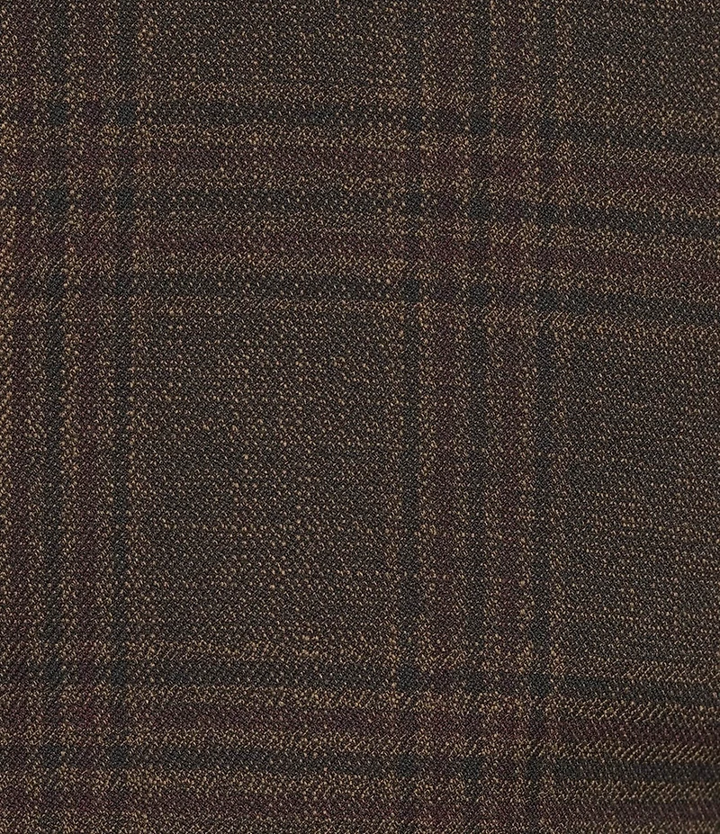 Hart Schaffner Marx Faux Suede Plaid Reversible Vest