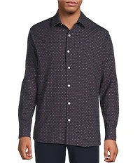 Hart Schaffner Marx Hart's Holiday Collection Long Sleeve 4FLEX Geo Sport Shirt
