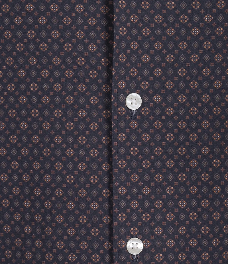 Hart Schaffner Marx Hart's Holiday Collection Long Sleeve 4FLEX Geo Sport Shirt