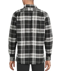 Hart Schaffner Marx Hart's Holiday Collection Long Sleeve Spread Collar Plaid Sport Shirt
