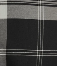 Hart Schaffner Marx Hart's Holiday Collection Long Sleeve Spread Collar Plaid Sport Shirt