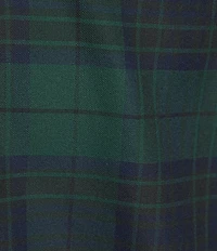 Hart Schaffner Marx Hart's Holiday Collection Long Sleeve Spread Collar Plaid Sport Shirt