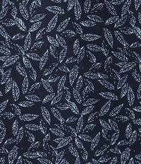 Hart Schaffner Marx Long Sleeve Leaf Print Button Front Shirt