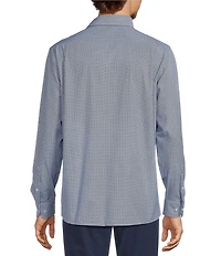 Hart Schaffner Marx Long Sleeve Luxury Performance Circle Geo Shirt