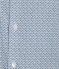 Hart Schaffner Marx Long Sleeve Petal Linen Button Front Shirt