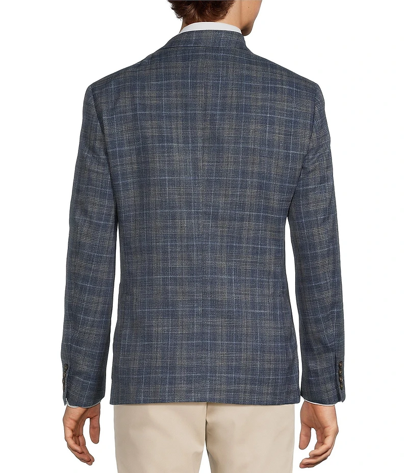 Hart Schaffner Marx Long Sleeve Plaid HartFlex Blazer
