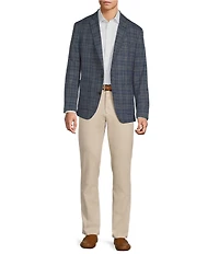 Hart Schaffner Marx Long Sleeve Plaid HartFlex Blazer