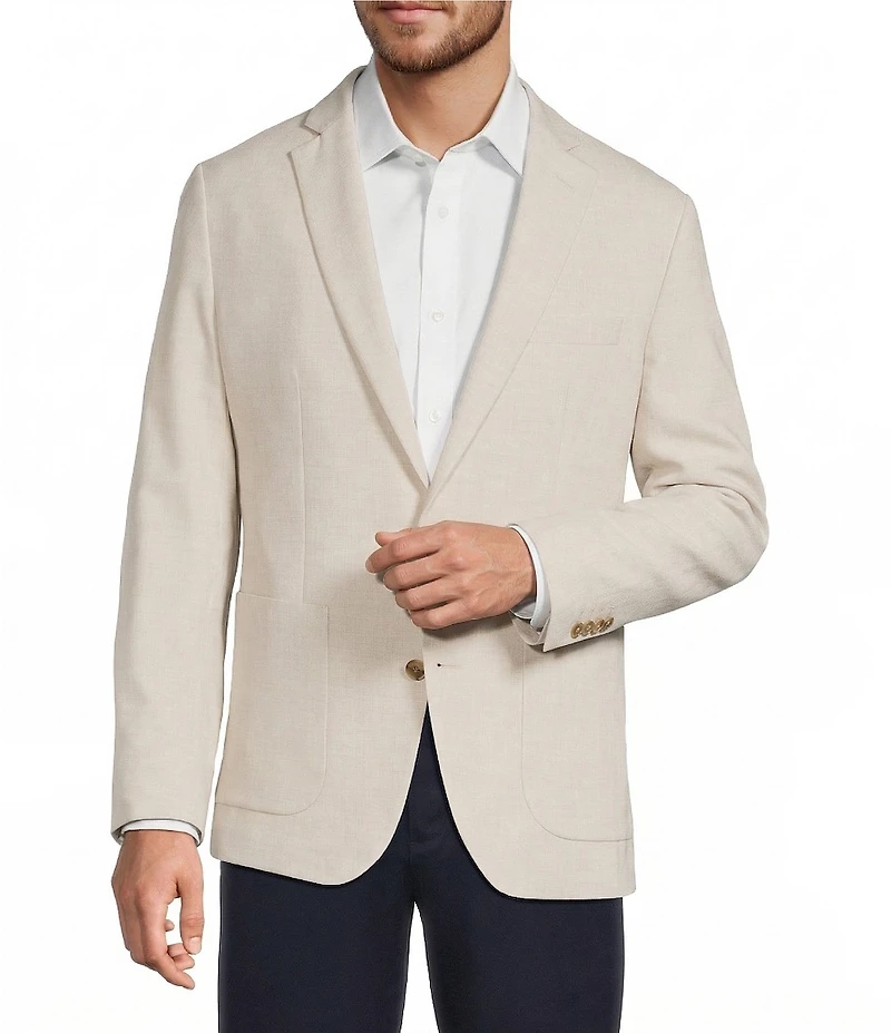 Hart Schaffner Marx Long Sleeve Solid HartFlex Blazer