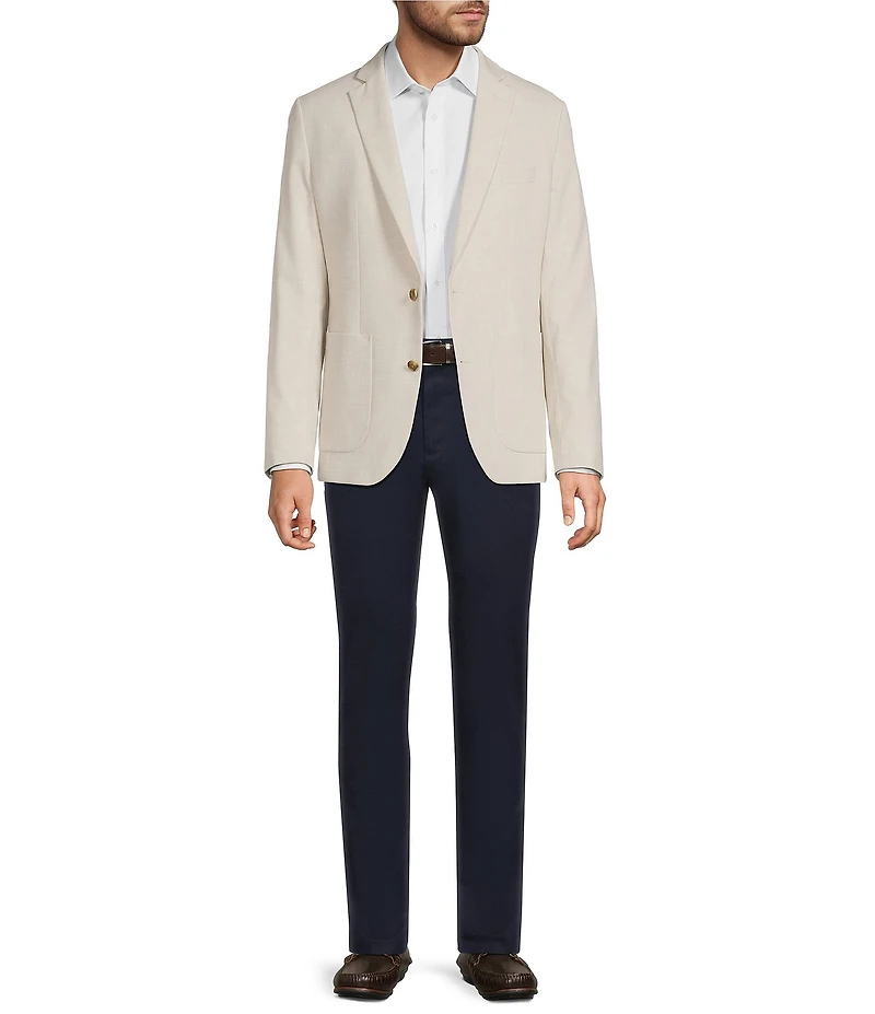 Hart Schaffner Marx Long Sleeve Solid HartFlex Blazer