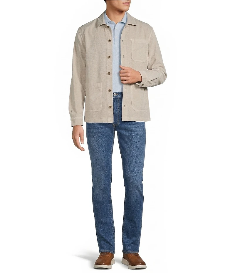 Hart Schaffner Marx Long Sleeve Solid Shirt Jacket