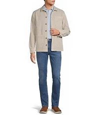 Hart Schaffner Marx Long Sleeve Solid Shirt Jacket