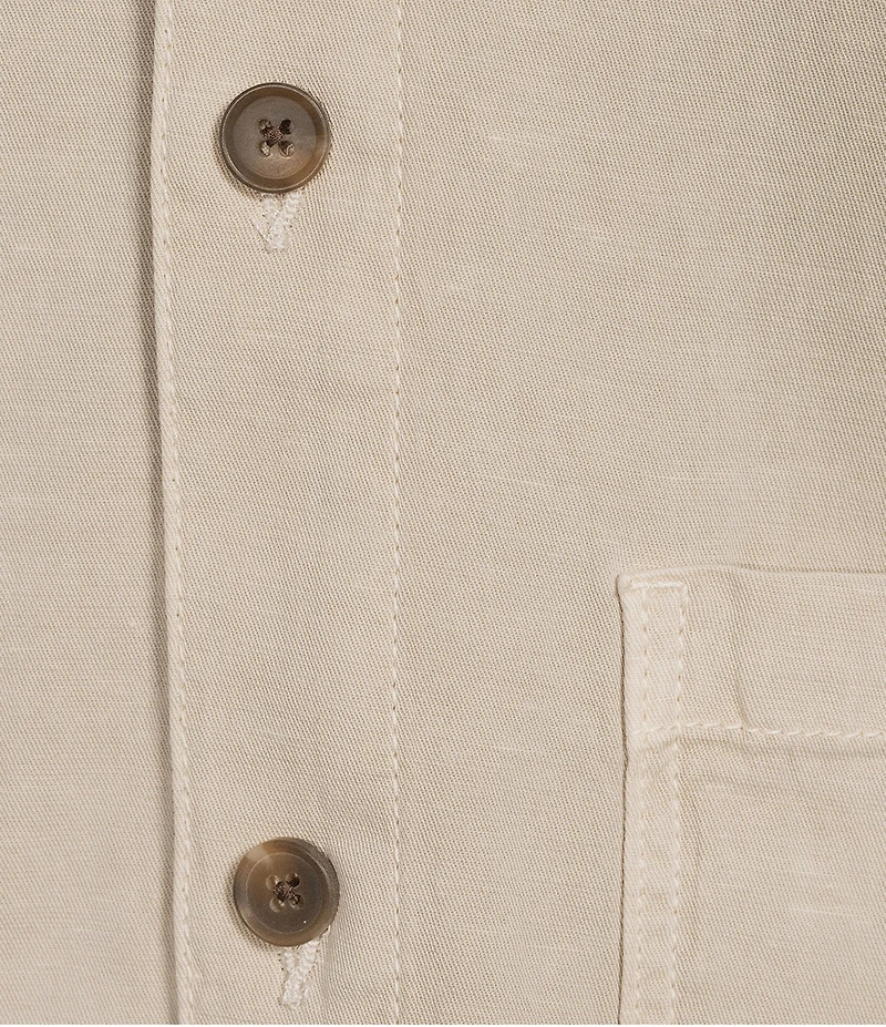 Hart Schaffner Marx Long Sleeve Solid Shirt Jacket