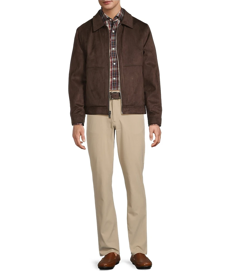 Hart Schaffner Marx Long Sleeve Westwood Faux Suede Jacket