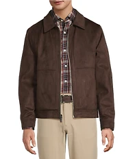 Hart Schaffner Marx Long Sleeve Westwood Faux Suede Jacket