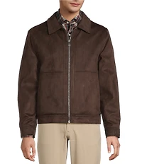 Hart Schaffner Marx Long Sleeve Westwood Faux Suede Jacket