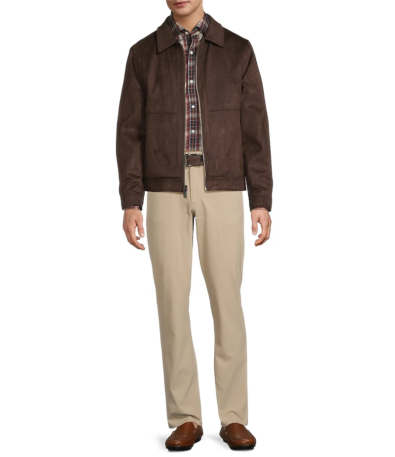 Hart Schaffner Marx Long Sleeve Westwood Faux Suede Jacket