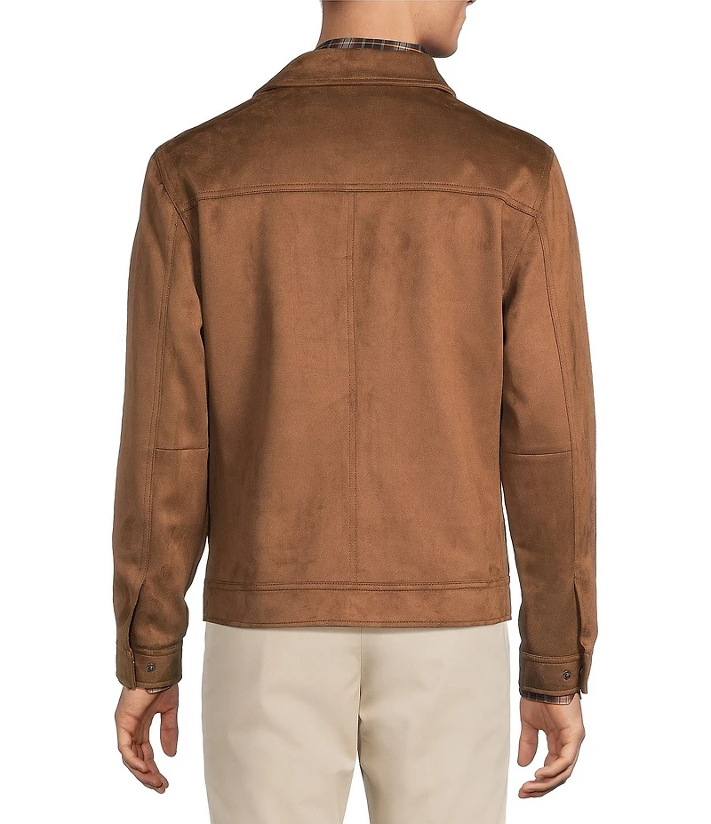 Hart Schaffner Marx Long Sleeve Westwood Faux Suede Jacket