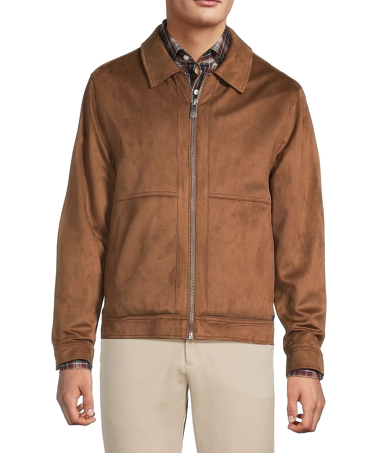 Hart Schaffner Marx Long Sleeve Westwood Faux Suede Jacket