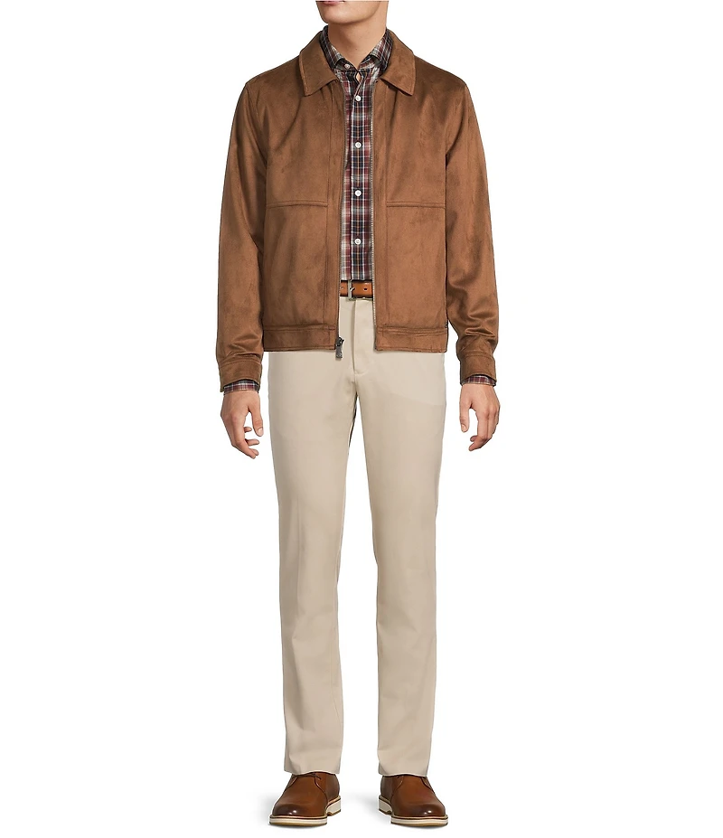 Hart Schaffner Marx Long Sleeve Westwood Faux Suede Jacket