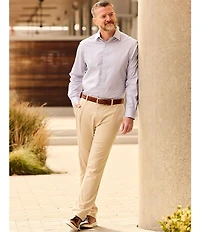 Hart Schaffner Marx Luxury Performance Multi Check Woven Sport Shirt