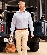Hart Schaffner Marx Luxury Performance Multi Check Woven Sport Shirt
