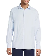 Hart Schaffner Marx Luxury Performance Long Sleeve Small Check Woven Shirt