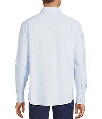 Hart Schaffner Marx Luxury Performance Long Sleeve Small Check Woven Shirt